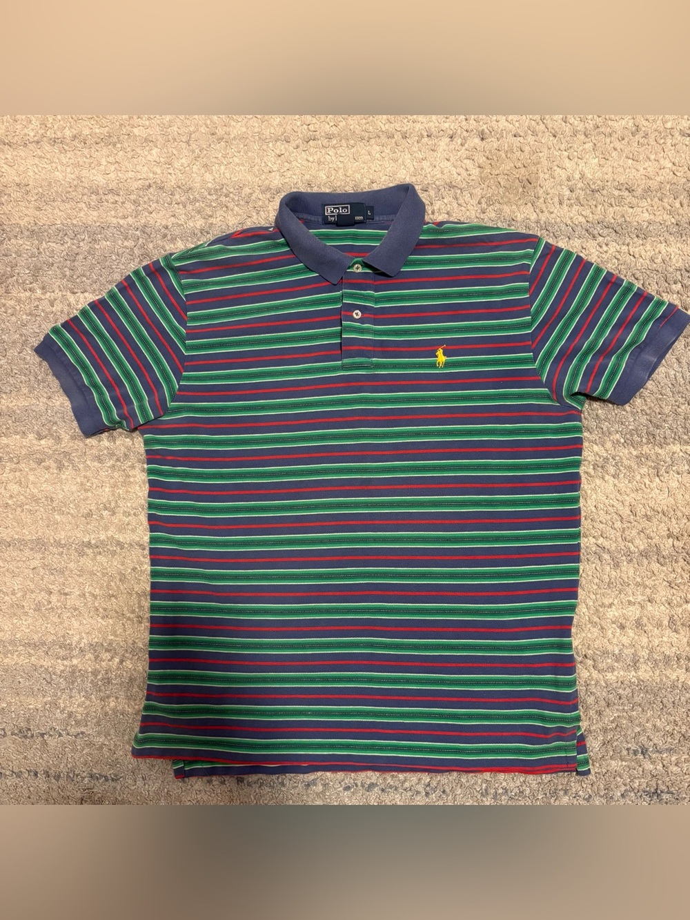 Vintage Polo by Ralph Lauren Striped Polo Shirt